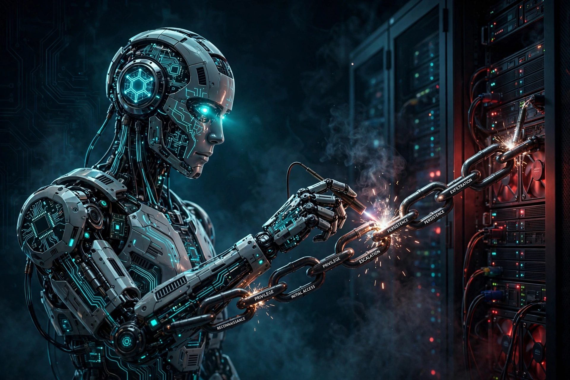 AI agent 自主串联漏洞链条攻击服务器